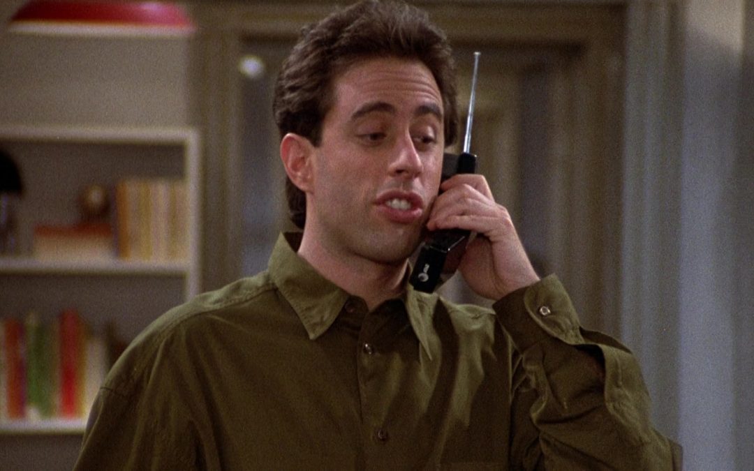 screen grab of seinfeld talking on the phone
