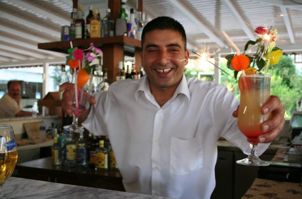 Bartender as rainmaker