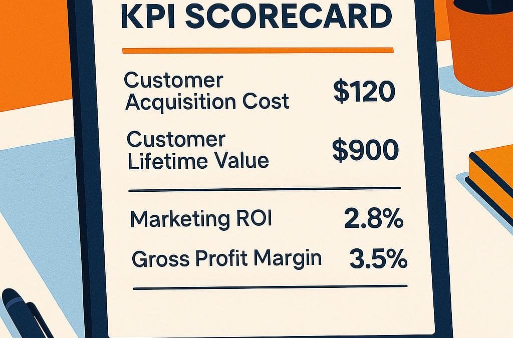 KPI Scorecard, marketing metrics