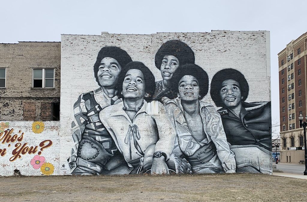 Jackson 5 mural, Gary, IN