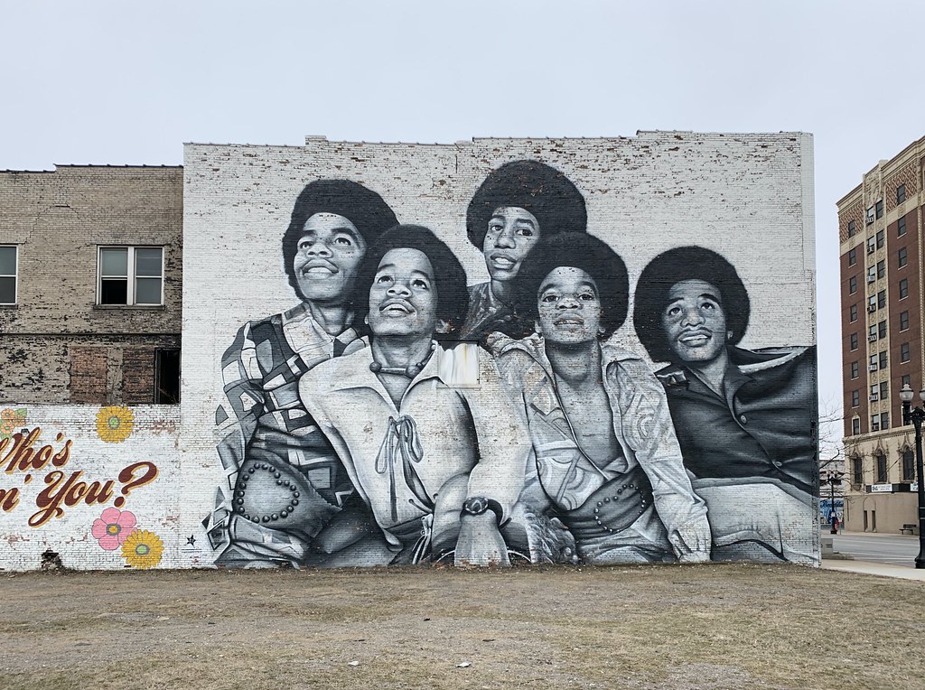 Jackson 5 mural, Gary, IN